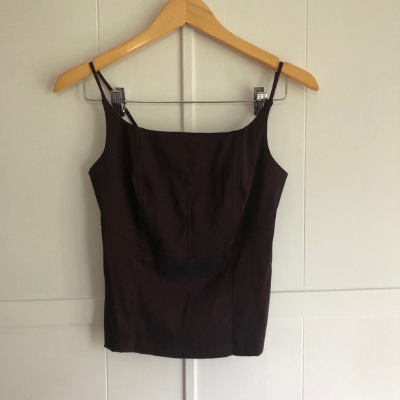 Rave City Tops - Rave City Festival Tank Top Metallic Burgundy